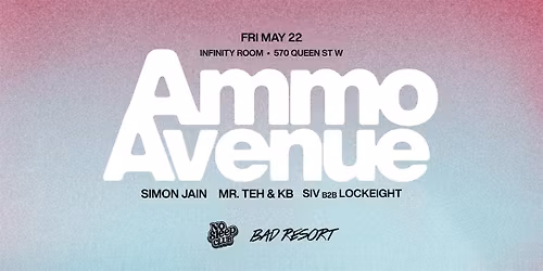 Ammo Avenue (North American Debut) @ Infinity Room