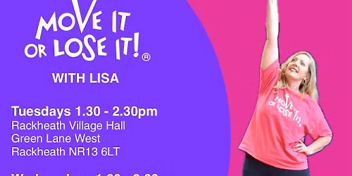 Move it or Lose it exercise class for over-50s
