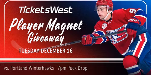 TicketsWest Player Magnet Giveaway