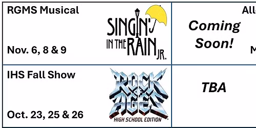 RGMS Musical - Singin' in the Rain, Jr.