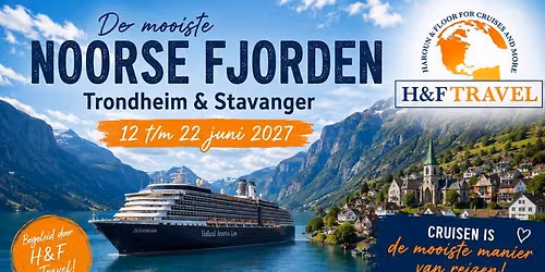10 daagse begeleide Fjordencruise vanuit Amsterdam met de Zuiderdam