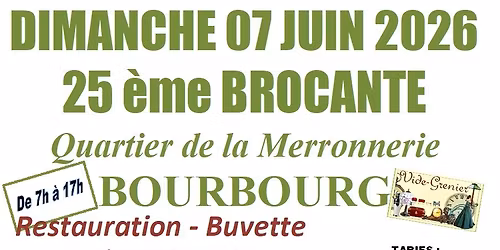Brocante du Quartier de la MERRONNERIE