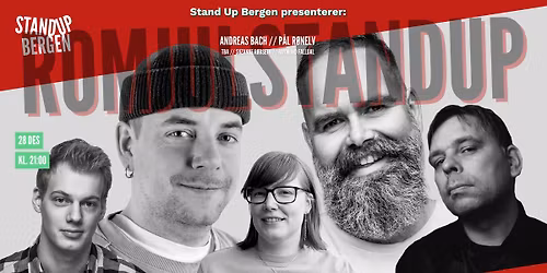 ROMJULSSTANDUP MED STAND UP BERGEN