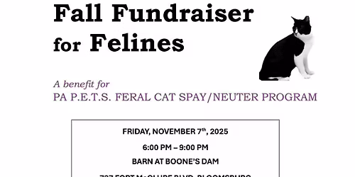 PA Pets- Fundraising Dinner