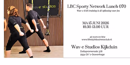 Sporty Business Brunch WAV-E studios Kijkduin Den Haag