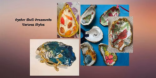 Oyster Shell Ornaments for All Seasons