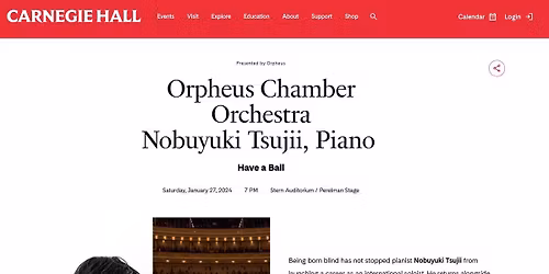 Nobuyuki Tsujii at Zellerbach Auditorium