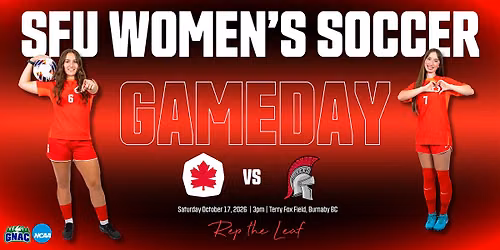 SFU Women's Soccer vs. Saint Martin's University