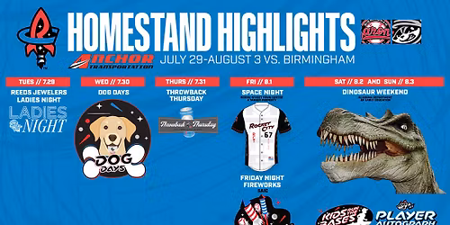 Rocket City Trash Pandas vs. Birmingham Barons