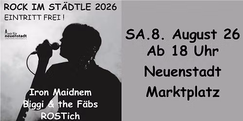 Rock im Städtle 2026-Marktplatz Neuenstadt,