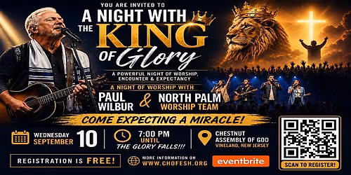 A night of extravagant worship under the glory as we enter 5787 the New Yea