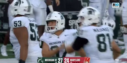 Parking Maryland Terrapins at Michigan State Spartans Football