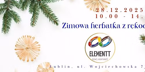 Zimowa herbatka z r\u0119kodzie\u0142em