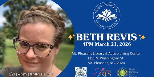 Beth Revis at the Mt. Pleasant Literary Festival 2026
