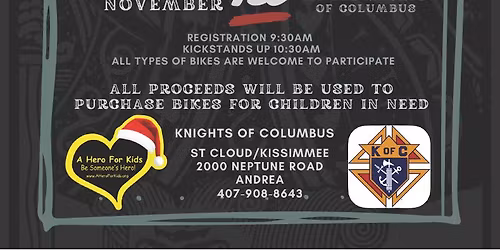 Bikes for Bikes Charity Poker Run