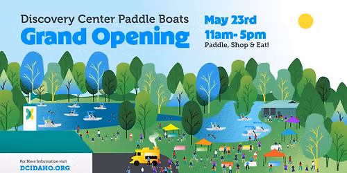 Discovery Center Paddle Boats Grand Opening!