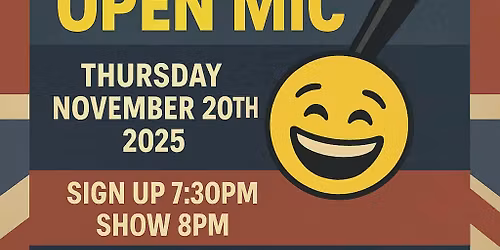 The Hope & Anchor November Comedy Open Mic