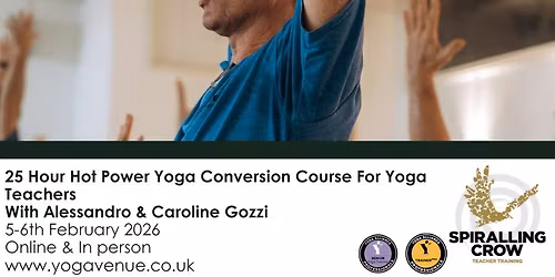 25hr Hot Power Yoga Conversion Course For Yoga Teachers with Alessandro Gozzi