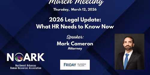 NOARK March Meeting - Legal Update