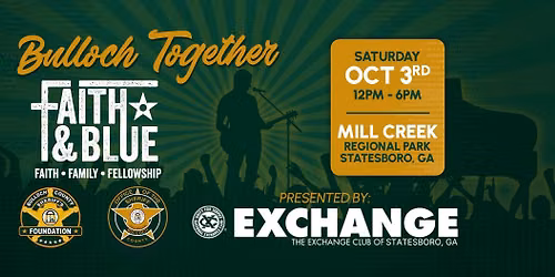Bulloch Together- Faith & Blue Event 