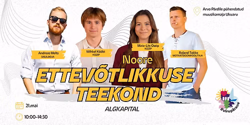 Noore Ettev\u00f5tlikkuse Teekond vol. 3: Algkapital