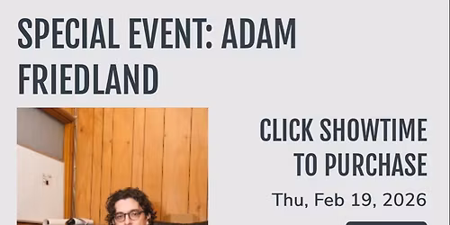 Adam Friedland at Cobbs Comedy Club