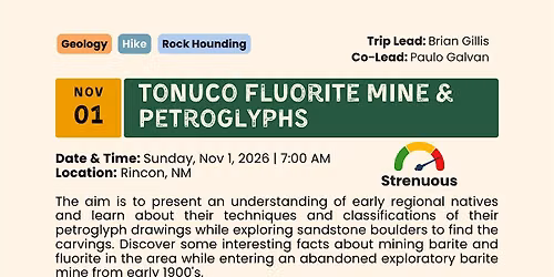 Tonuco Fluorite Mine & Petroglyphs