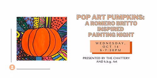 Pop Art Pumpkins: A Romero Britto Inspired Painting Night
