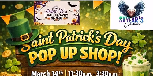 Amber & Sarah's St Patrick's Day pop-up shop
