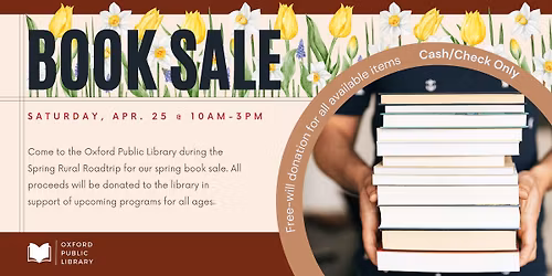 Spring Book Sale