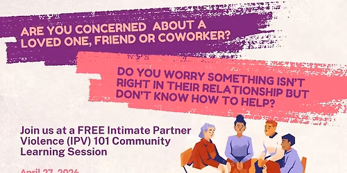 IPV 101 Community Information Session - Stratford