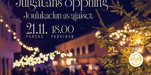 Julgatans \u00f6ppning | Joulukadun avajaiset 2025