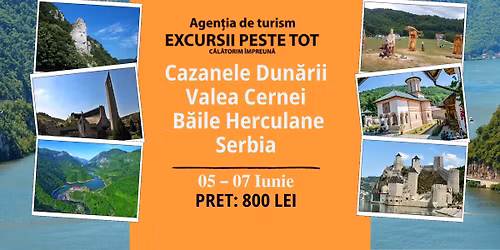 \ud83c\udf0a\ud83c\udfd4 Cazanele Dun\u0103rii \u2013 Valea Cernei \u2013 B\u0103ile Herculane - Serbia \ud83c\uddf7\ud83c\uddf4\ud83c\uddf7\ud83c\uddf8