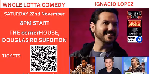 Comedy at The cornerHOUSE Surbiton