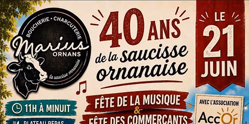 40 ans de la Saucisse Ornanaise