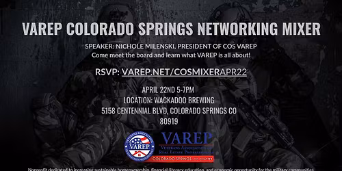VAREP COLORADO SPRINGS NETWORKING MIXER