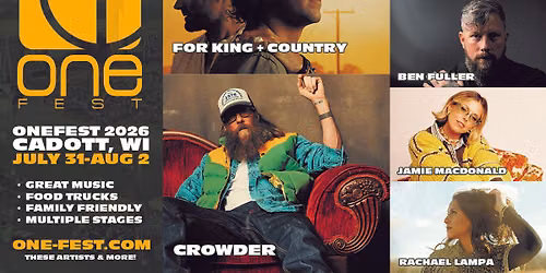 OneFest: Crowder & Ben Fuller - Friday