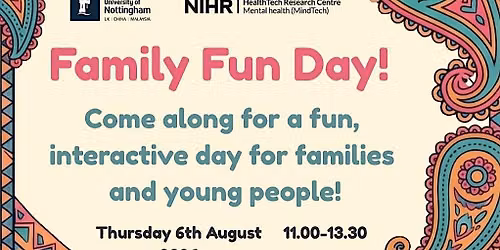 Family Fun Day to Explore Mental Health Research