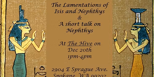 The Lamentation of Isis and Nephthys
