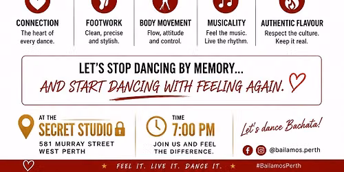 Bachata class at Bailamos 