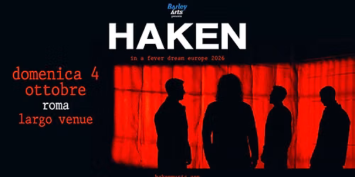 Haken | In A Fever Dream Europe 2026 | Live in Rome