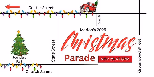 Downtown Marion's Lighted Truck Parade