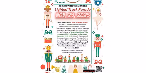 Downtown Marion's Lighted Truck Parade