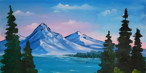 Bob Ross Happy Trees Paint Party