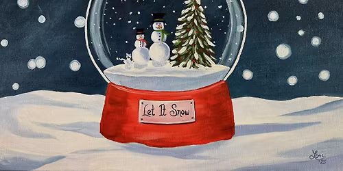 Snow Globe Paint & Sip