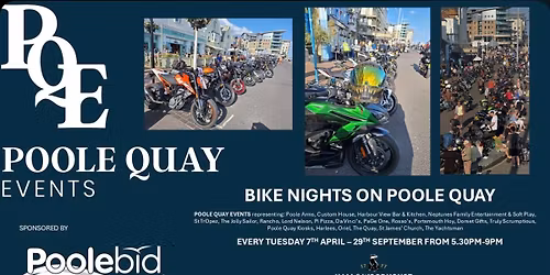 Bike Nights on Poole Quay