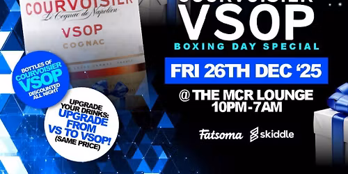 UPGRADE FRIDAYS: The Courvoisier VSOP Boxing Day Special
