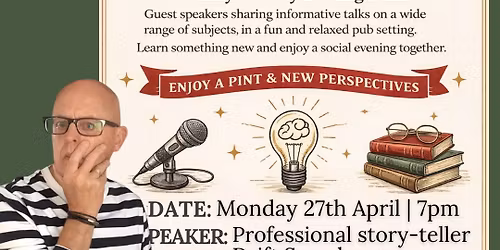 Pints & Perspectives - Dickens & Prisons with professional storyteller Drift Snowbarger