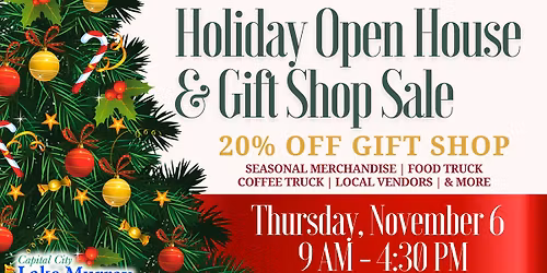 Holiday Open House & Gift Shop Sale