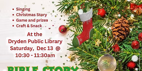 Bible Story Time at Dryden Public Library